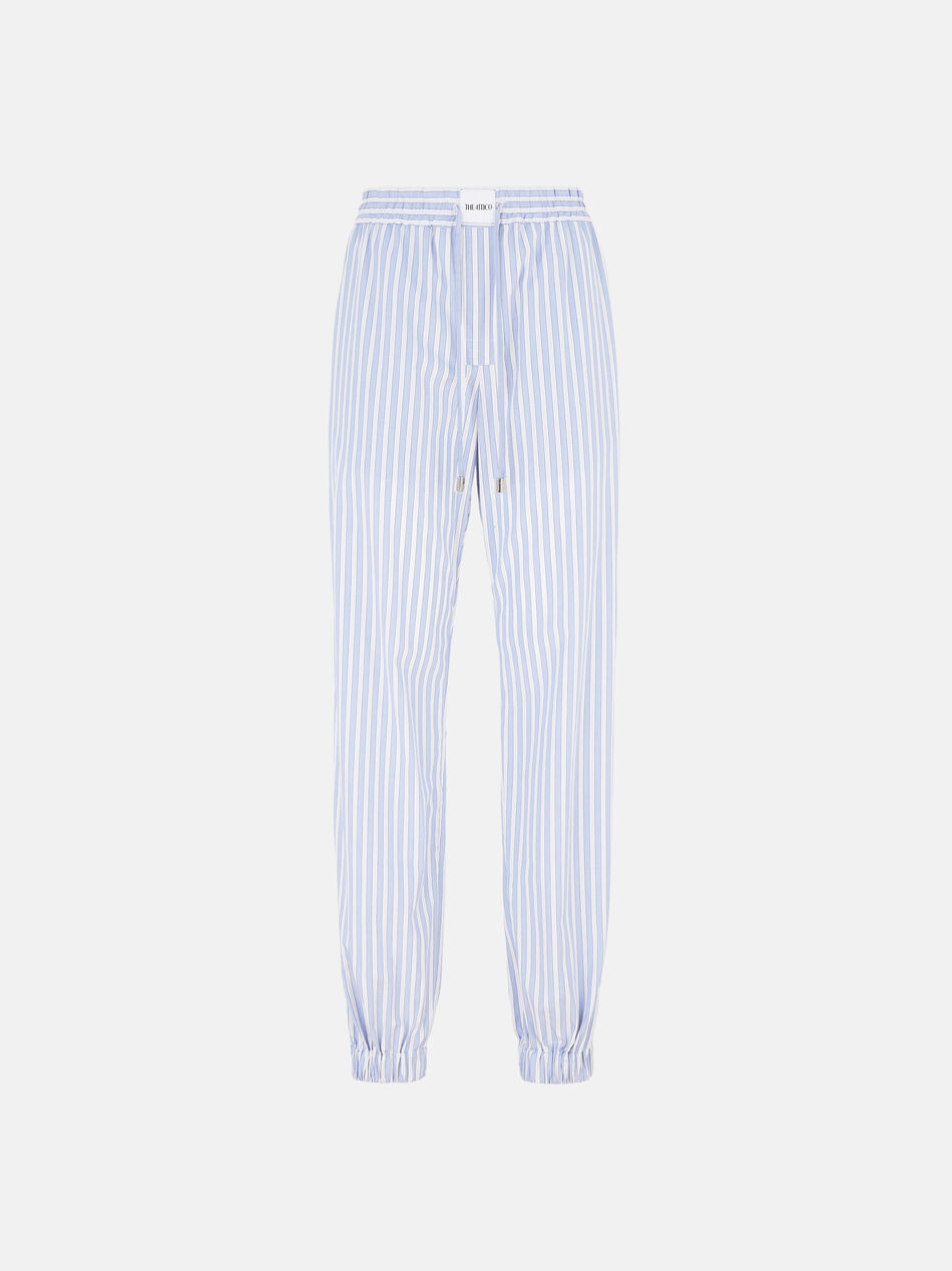 THE ATTICO White and navy blue long pants White/navy blue 250WCP00257CCC051AA870