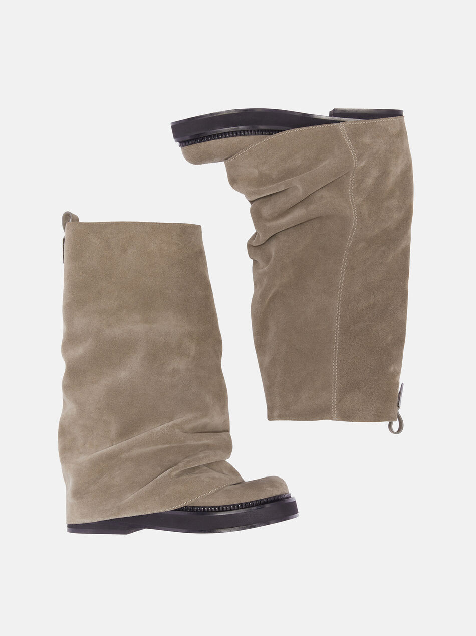 THE ATTICO ''Robin'' taupe combat boot TAUPE 250WSH00798LBT040AA215