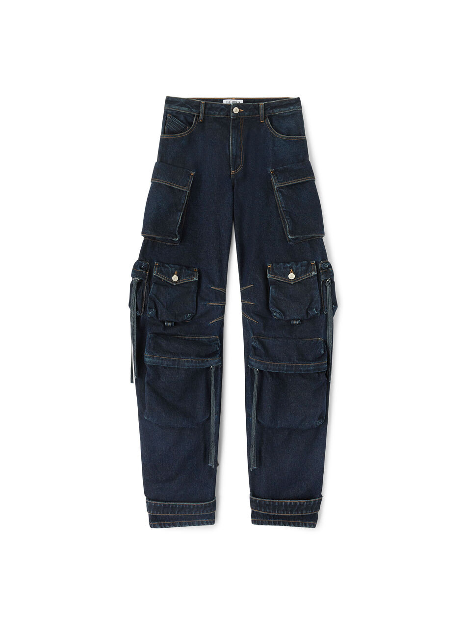 THE ATTICO ''Fern'' dark blue long pants dark blue 237WCP84D062240
