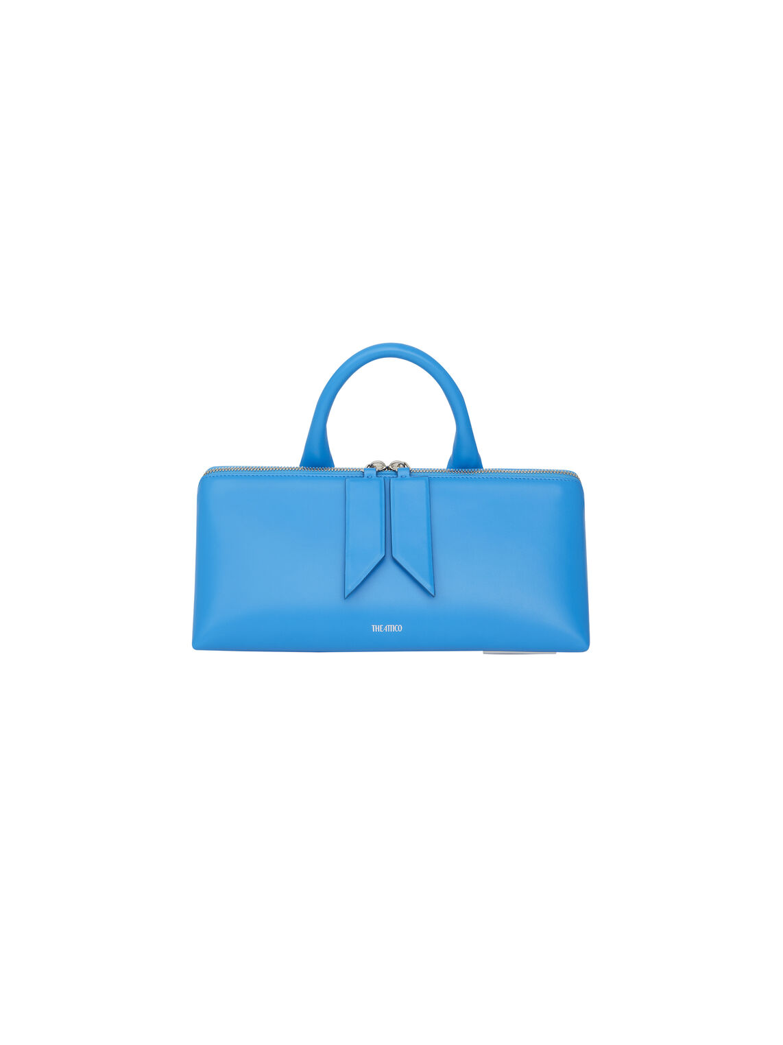 THE ATTICO ''Sunday'' turquoise elongated everyday bag 7