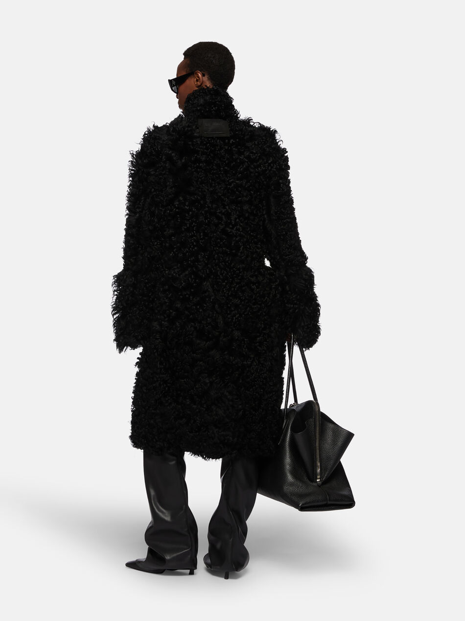 THE ATTICO Black long coat Black 251WCC00086LBT136AA100