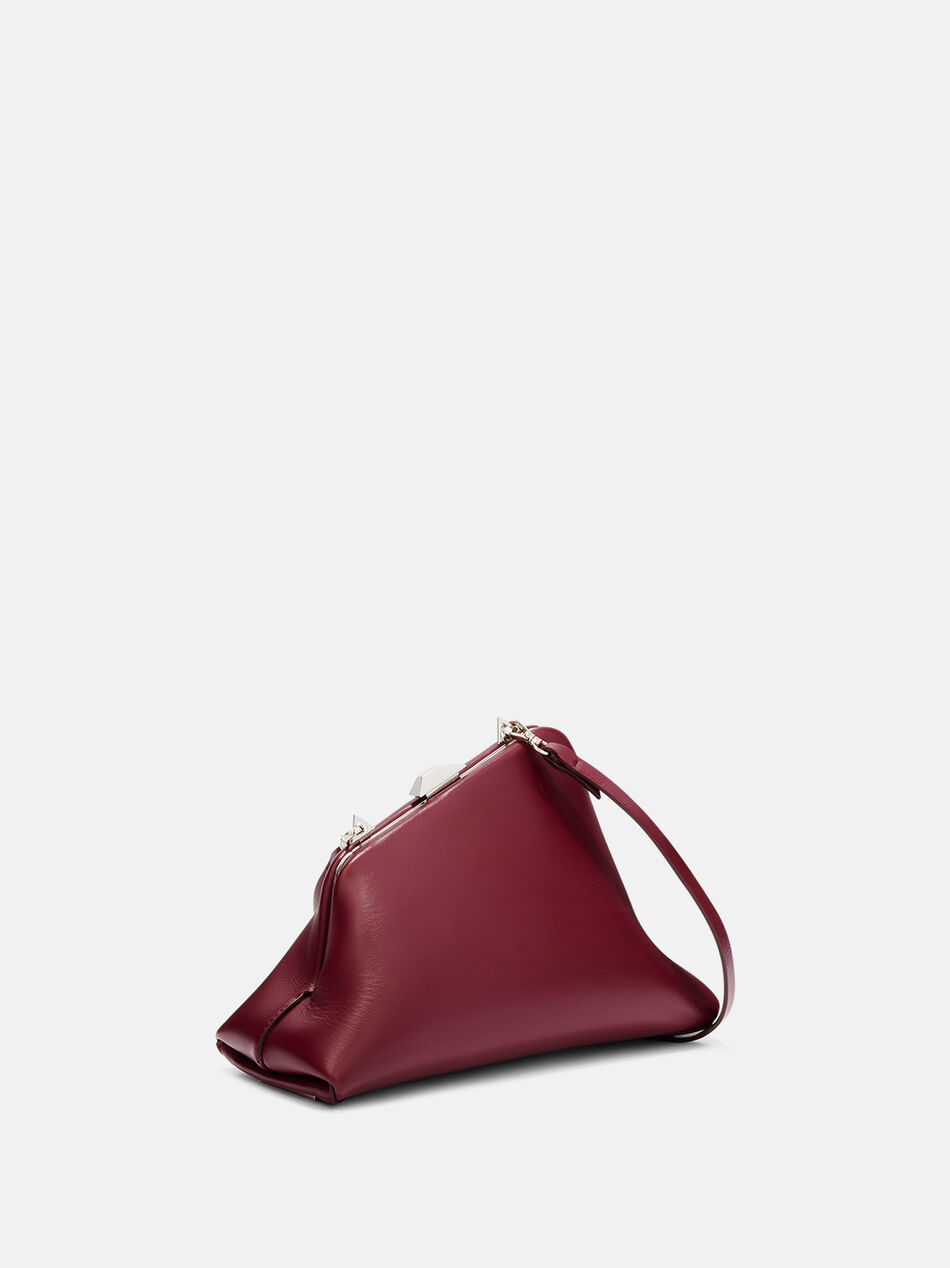 THE ATTICO ''Day Off  Small'' burgundy clutch BURGUNDY 251WAH00059LBT019AA114