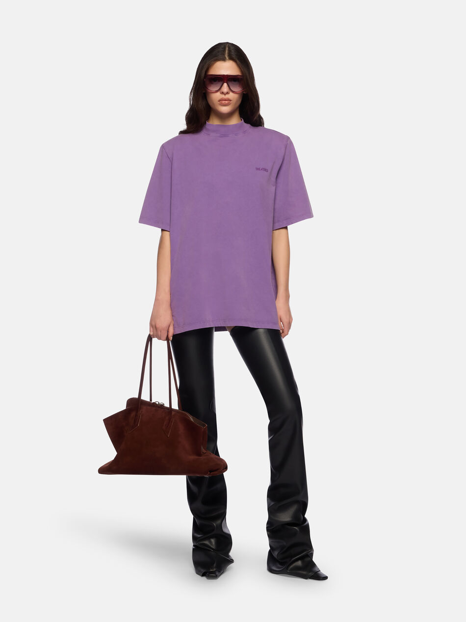 THE ATTICO Dark purple t-shirt Dark purple 260WCT00360JJJ025AA868