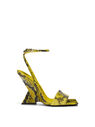 THE ATTICO ''Cheope'' fluo yellow sandal Fluo yellow 236WS513EL003153