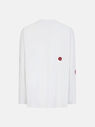 THE ATTICO T-shirt white and burgundy White/Burgundy SPEWCT000246J025P821