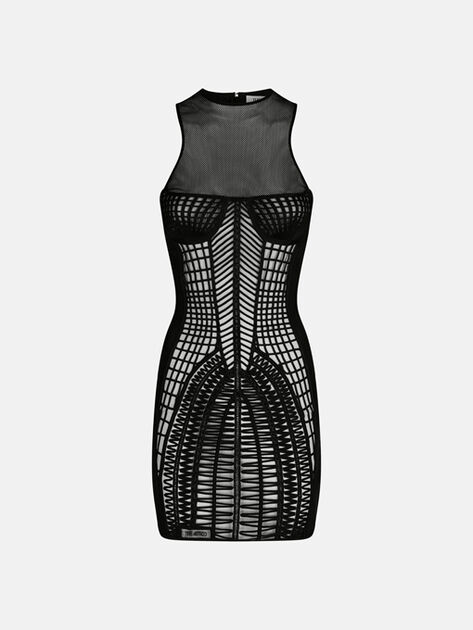 THE ATTICO Black mini dress Black 251WCA00438PAA110RA100