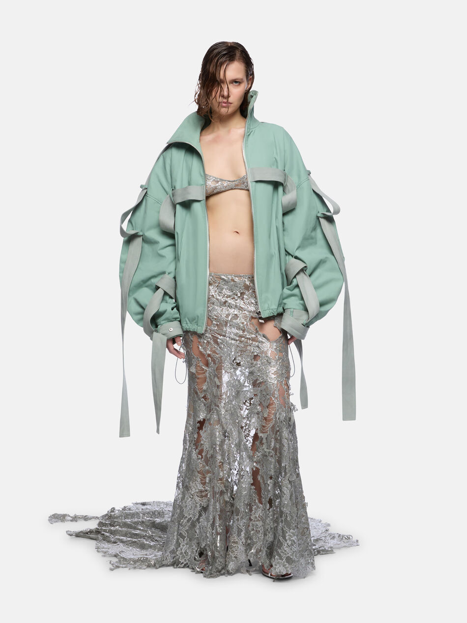 THE ATTICO Silver bra SILVER 250WCL00004VVP001AA002