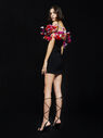 THE ATTICO ''Poppy'' black mini dress  226WCA139E043R021