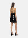 THE ATTICO Black mini dress  227WCA60H103100
