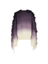 THE ATTICO "Rundie" purple multishades sweater  238WCK88KW041582