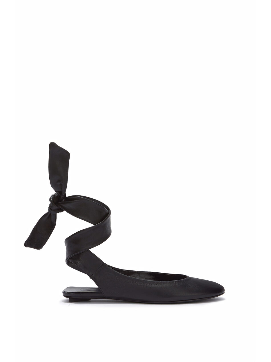 THE ATTICO ''Cloe'' black ballerina BLACK 242WSH00793LBT001AA100