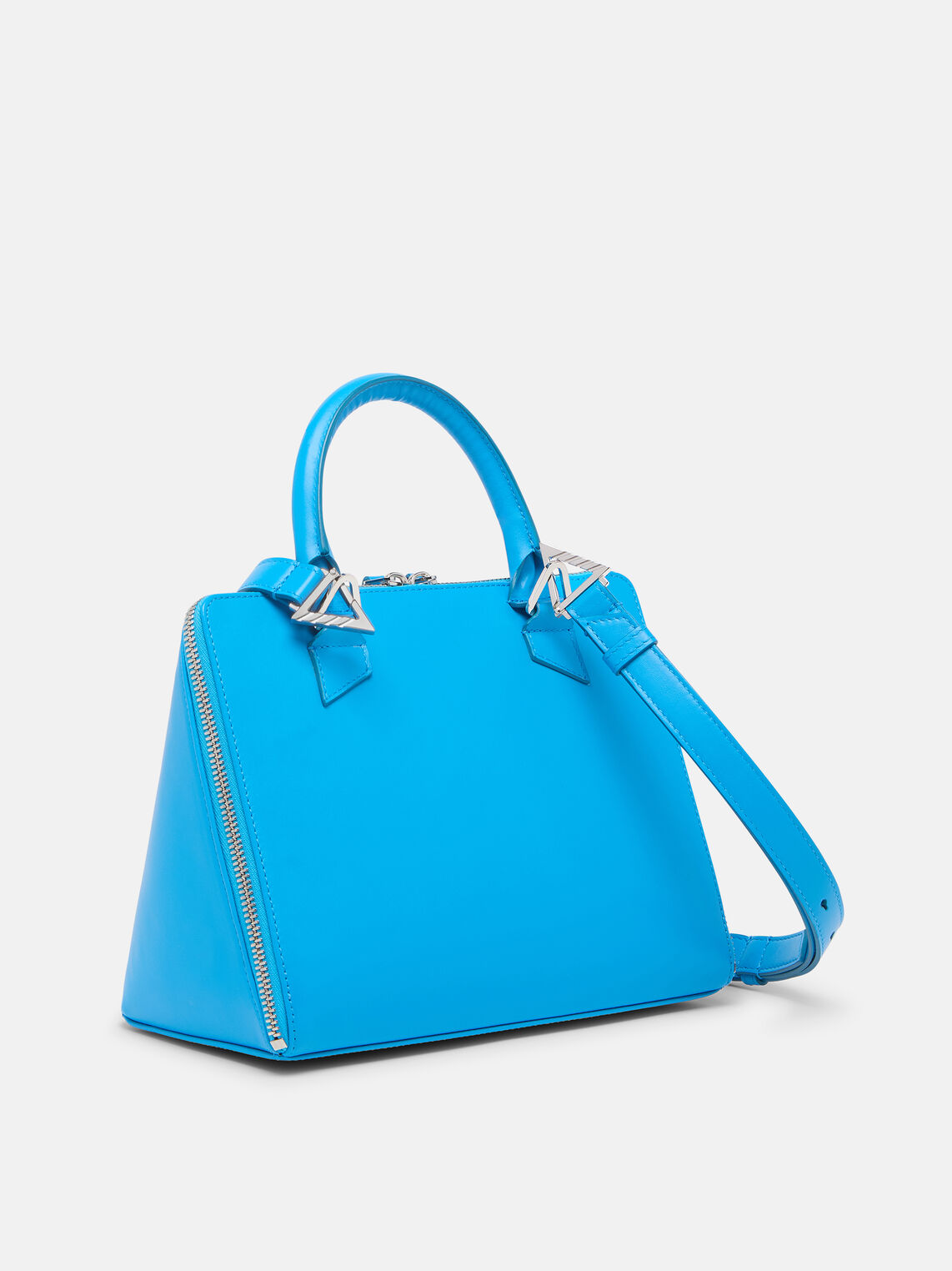 THE ATTICO ''Monday'' turquoise large daytime bag 3