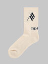 THE ATTICO Sahara bicolor sponge short socks  212WAK01C030199