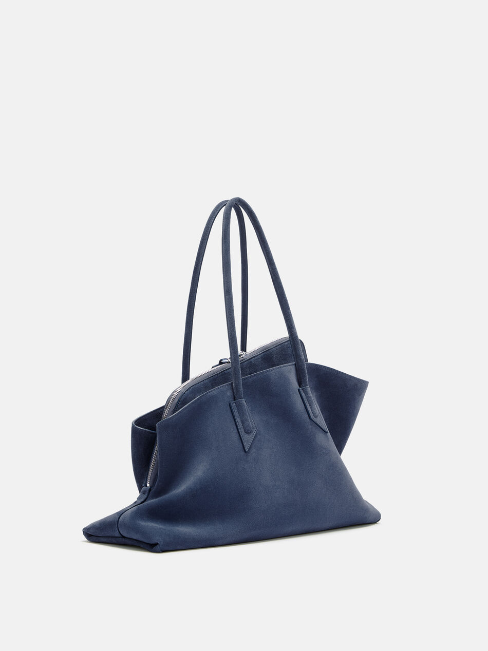 THE ATTICO ''La Passeggiata Medium'' sapphire blue top handle SAPPHIRE BLUE 260WAH00054LBT007AA290