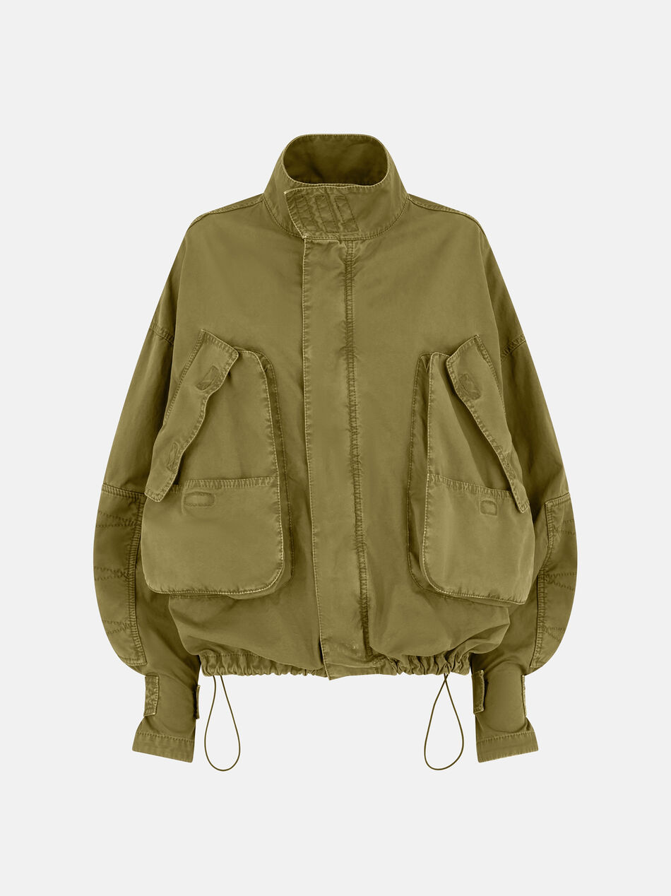 THE ATTICO Military green bomber MILITARY GREEN 260WCB00103CCC123OD081