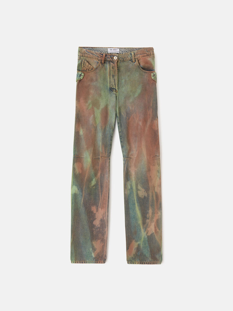 Attico ''deann'' Camouflage Long Pants