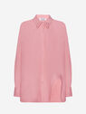 THE ATTICO ''Diana'' hot pink shirt