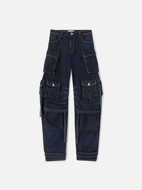 THE ATTICO ''Fern'' dark blue long pants dark blue 237WCP84D062240