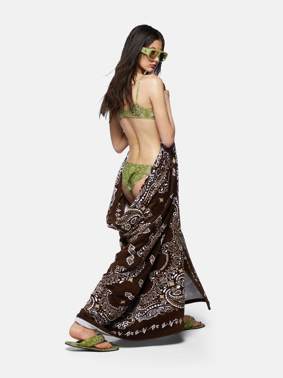 THE ATTICO Brown, beige and white towel Brown/biege/white SPEWOTH08XXX02825