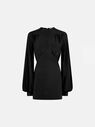 THE ATTICO ''Judy''  black mini dress  232WCA166E069100