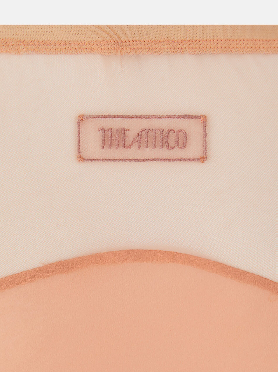 THE ATTICO Peach long skirt PEACH 250WCS00270MIX051AA006