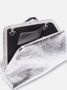 THE ATTICO ''Day Off'' silver shoulder bag SILVER 246WAH49L070002