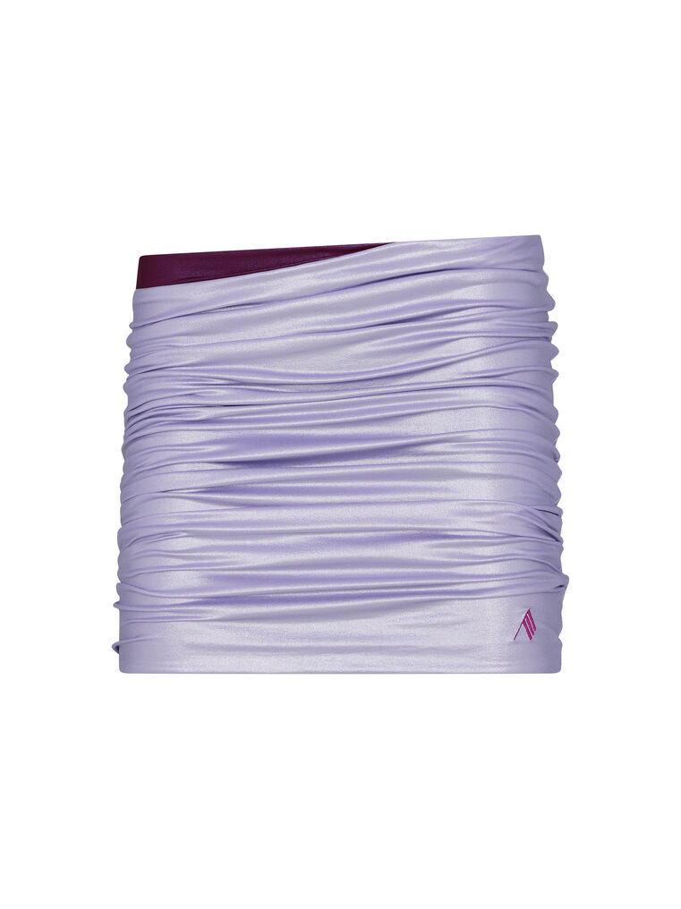 Shop Attico Lavender Mini Skirt