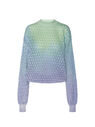 THE ATTICO Violet and green sweater