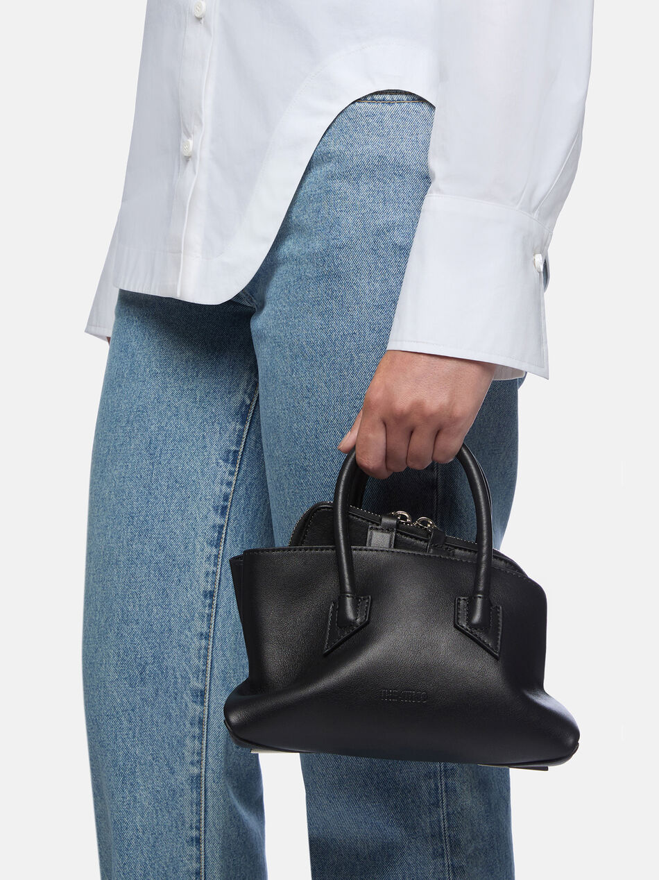 THE ATTICO ''La Passeggiata Mini'' black top handle Black 260WAH00063LBT019AA100