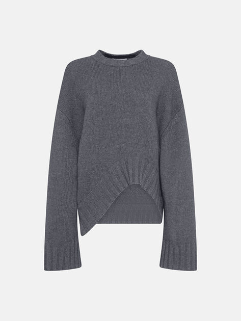 THE ATTICO Grey sweater GREY 248WCK107KW046084