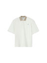THE ATTICO ''Delice'' white polo t-shirt WHITE 236WCT204J024001