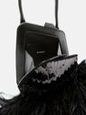 THE ATTICO ''Sunset'' black shoulder bag Black 241WAH44V015M100
