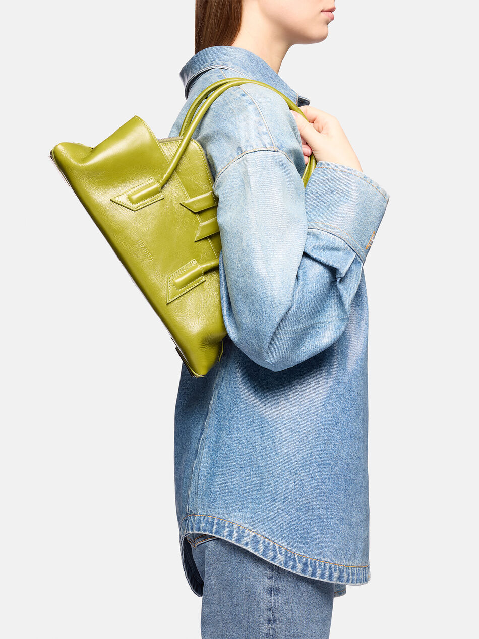 THE ATTICO ''La Passeggiata Small'' olive top handle OLIVE 260WAH00058LBT110AA124