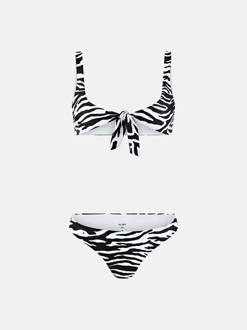THE ATTICO White and black bikini WHITE/BLACK 250WBC00011PAA014PR020