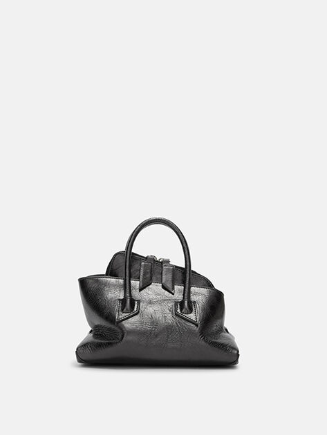 THE ATTICO ''La Passeggiata Mini'' dark grey top handle DARK GREY 260WAH00063LBT070AA233