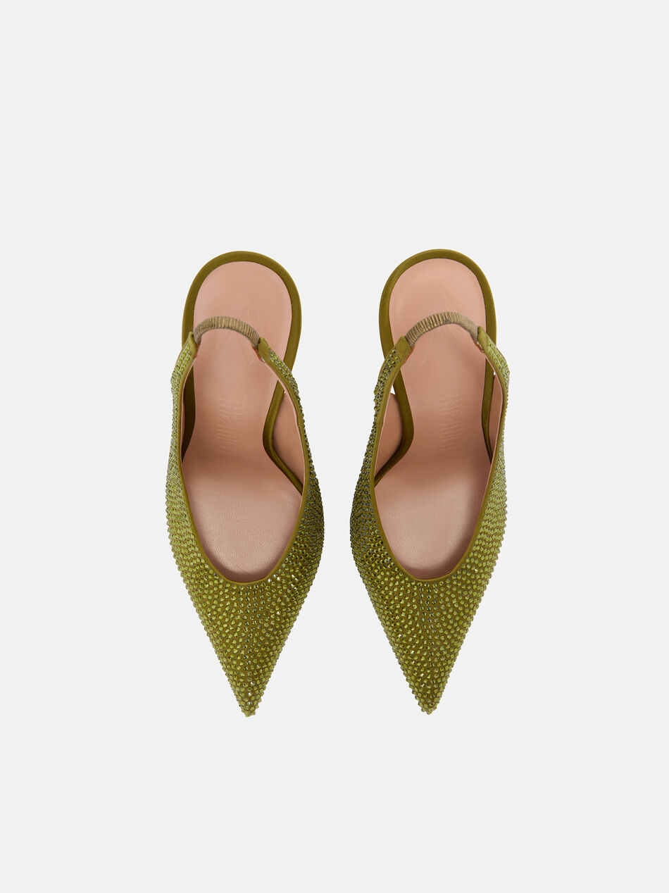 THE ATTICO ''Viper'' slingback military green Military green 250WSH00875EEE106TA828