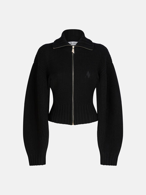 THE ATTICO Black cardigan Black 251WCD00009KWS010AA100