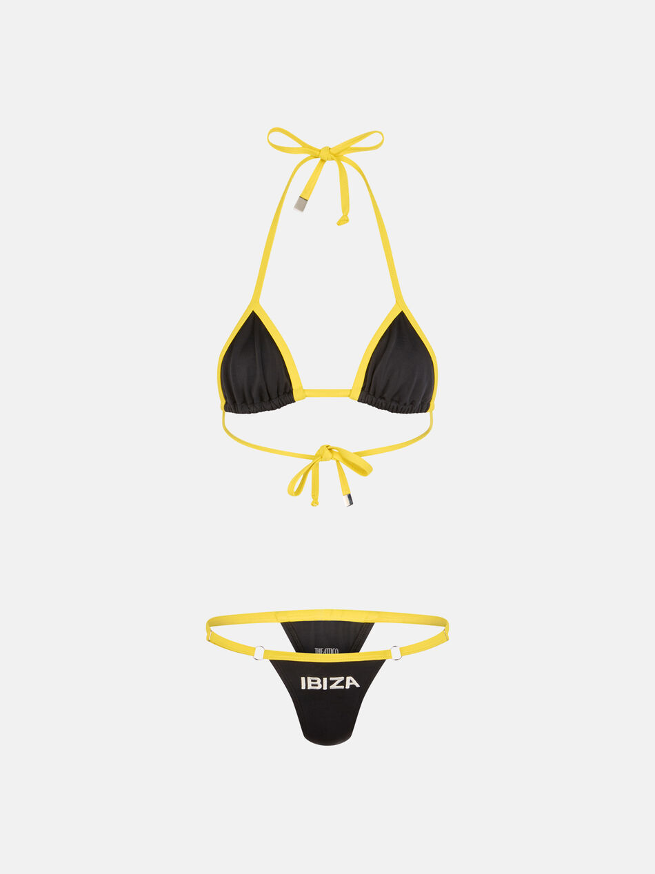 THE ATTICO White, black and yellow bikini White/black/banana 260WBC00019PAA113RA522
