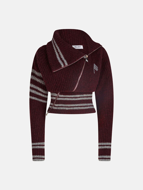 THE ATTICO Burgundy cardigan BURGUNDY 251WCD00008KWW002AA114