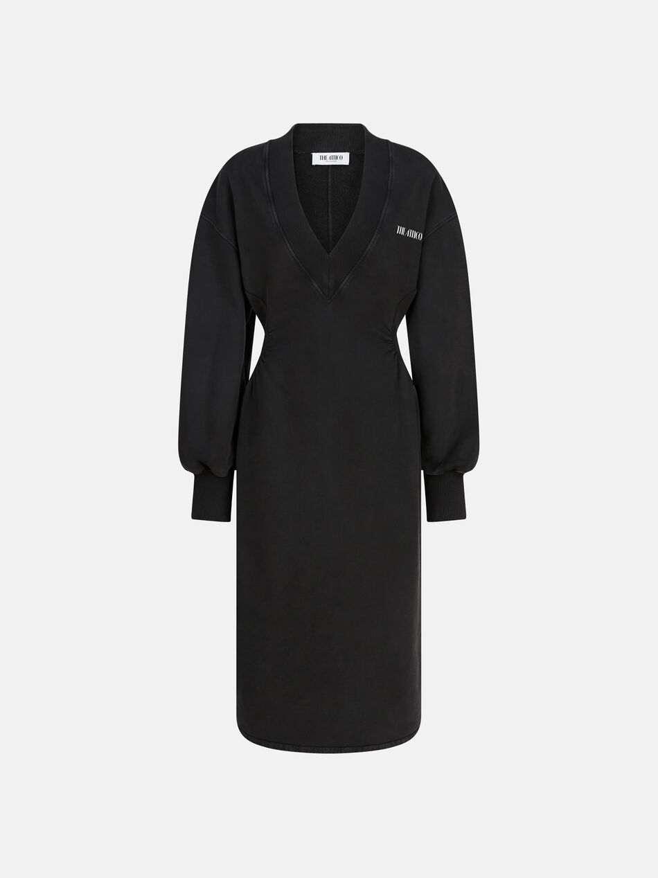 THE ATTICO Faded black midi dress Faded black 251WCW00251JJF003AA615