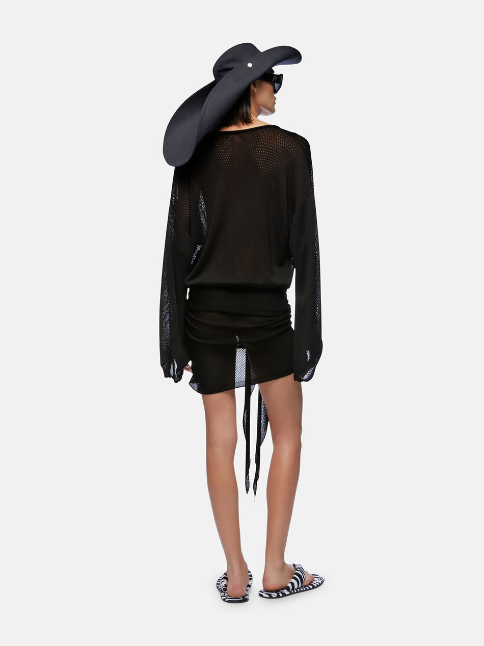 THE ATTICO Black mini dress Black 250WCA00418VVV092AA100