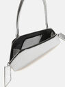THE ATTICO ''Sunrise'' silver shoulder bag SILVER 236WAH42L070002