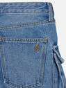 THE ATTICO ''Essie'' washed blue long pants Washed blue 241WCP113D082676