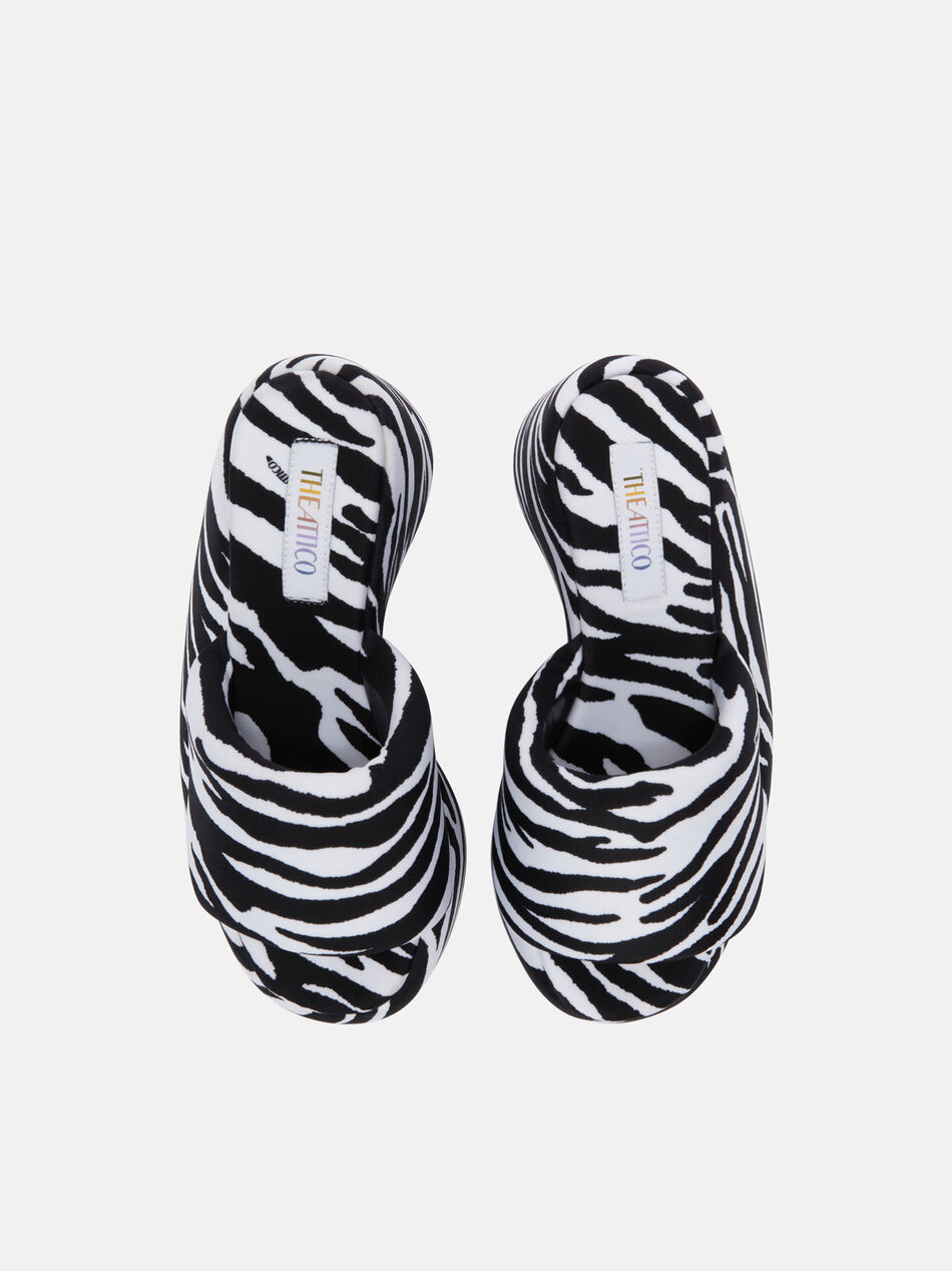 THE ATTICO ''Mochi'' white and black flatform WHITE/BLACK 260WSH00905PAA116PR020