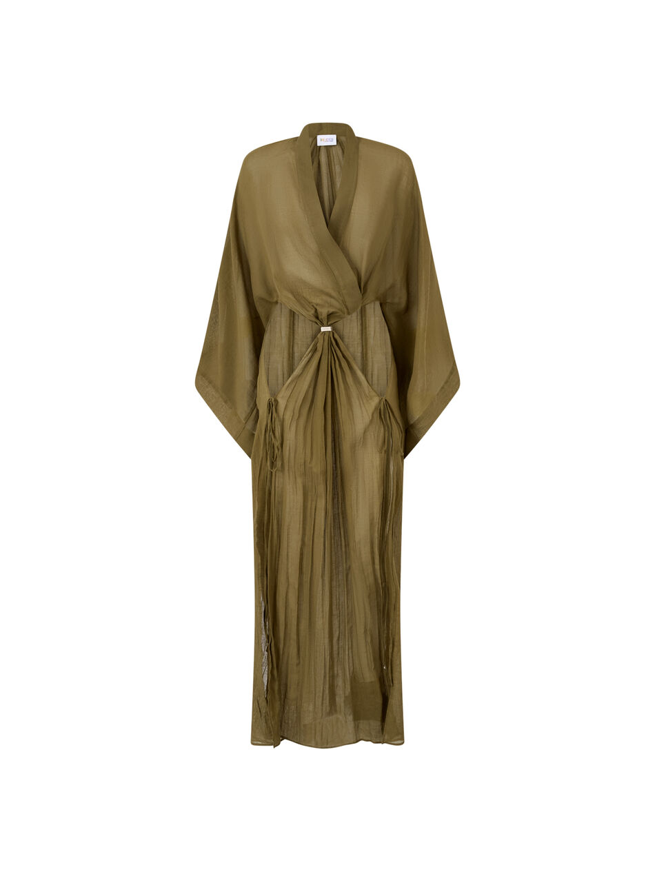 THE ATTICO Military green maxi dress MILITARY GREEN 260WCW00274CCC103AA081