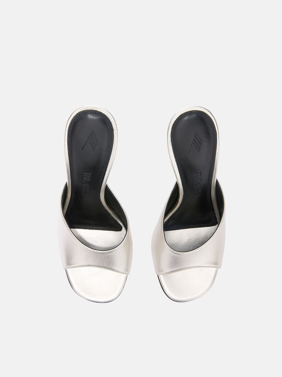 THE ATTICO ''Betta'' mule silver SILVER 260WSH00886LBT112AA002