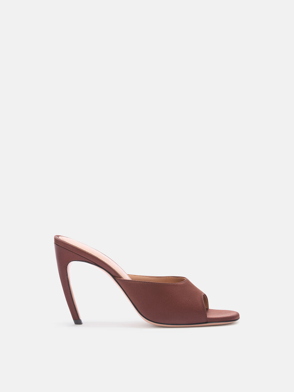 THE ATTICO ''Betta'' mule dark brown DARK BROWN 260WSH00886EEE106AA204