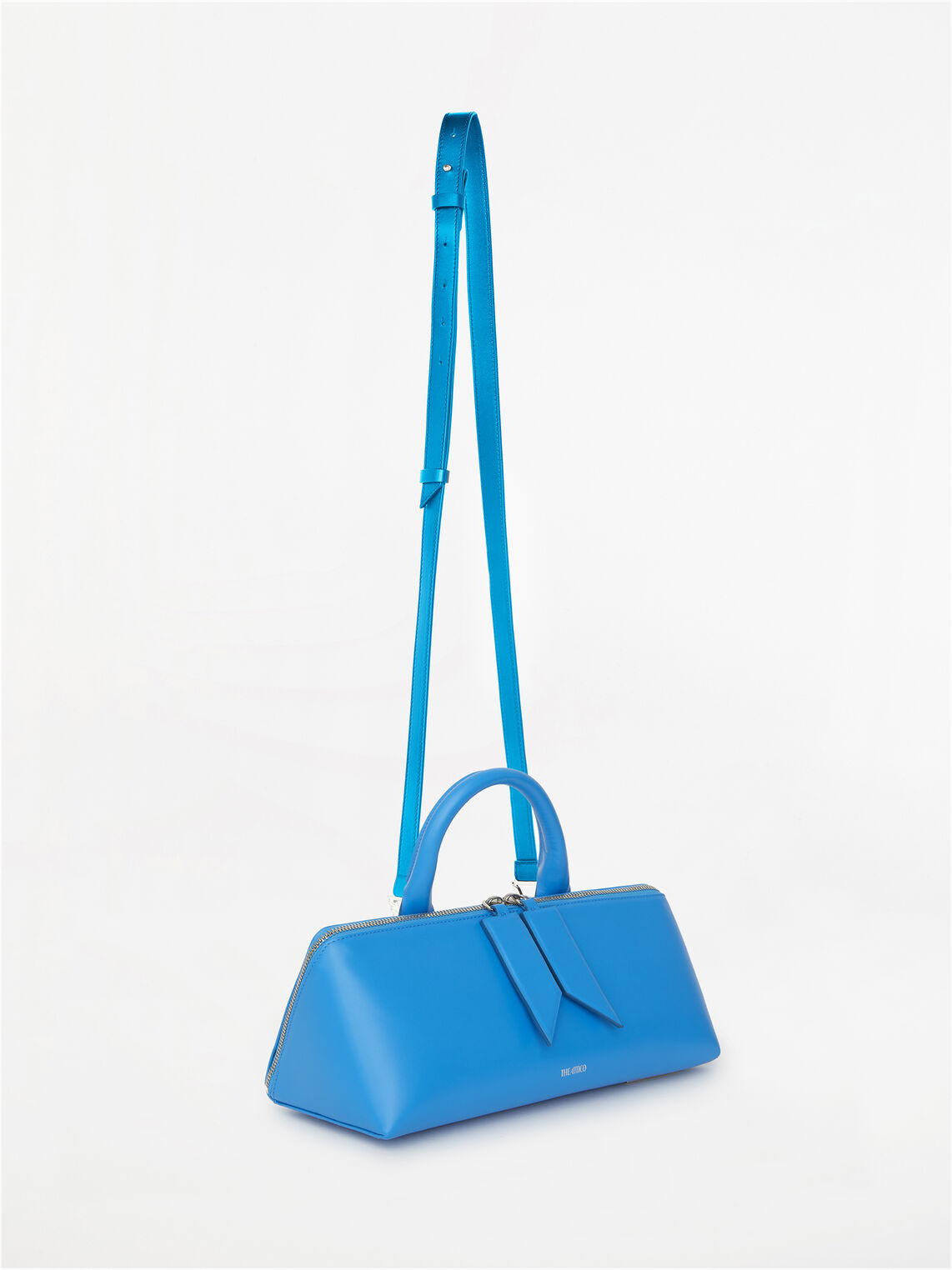 THE ATTICO ''Sunday'' turquoise elongated everyday bag 2