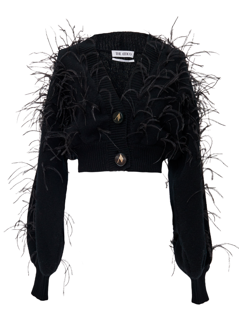 The Attico New In | The Attico - Black lambswool sweater