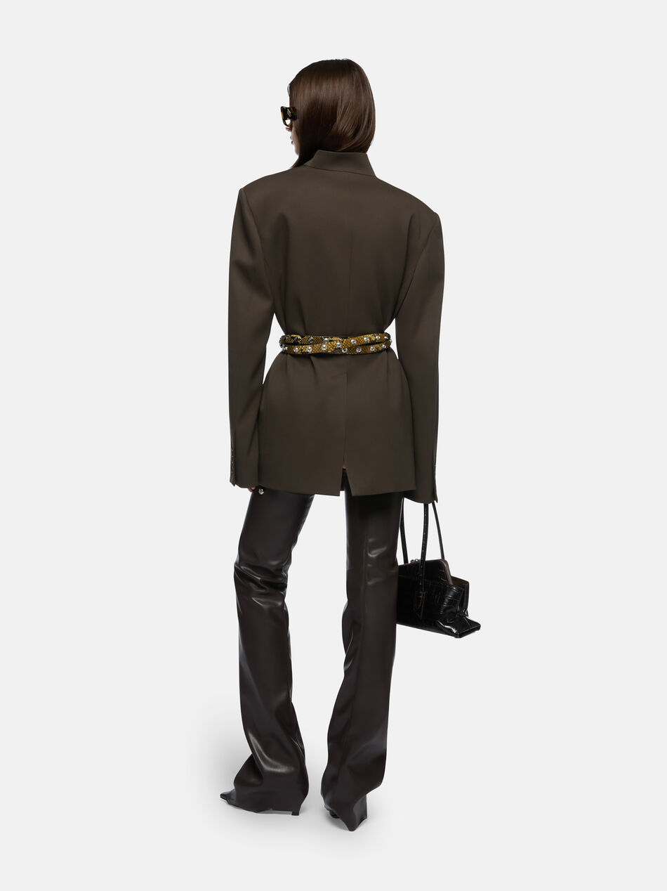 THE ATTICO Brown jacket BROWN 251WCG00084WWW061AA064